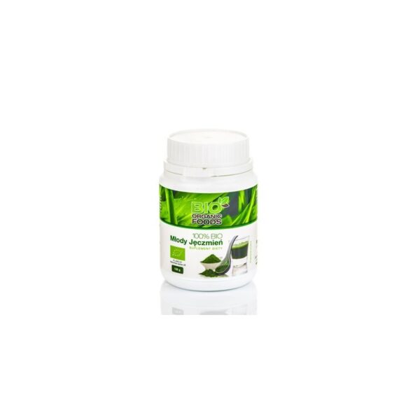 100% BIO Młody jęczmień 150g (sproszkowany sok) BIO ORGANIC FOODS